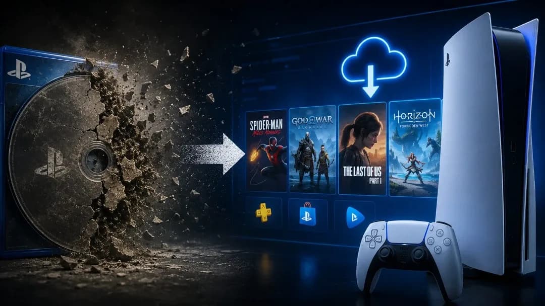 PlayStation disk oyunları için yolun sonu mu?